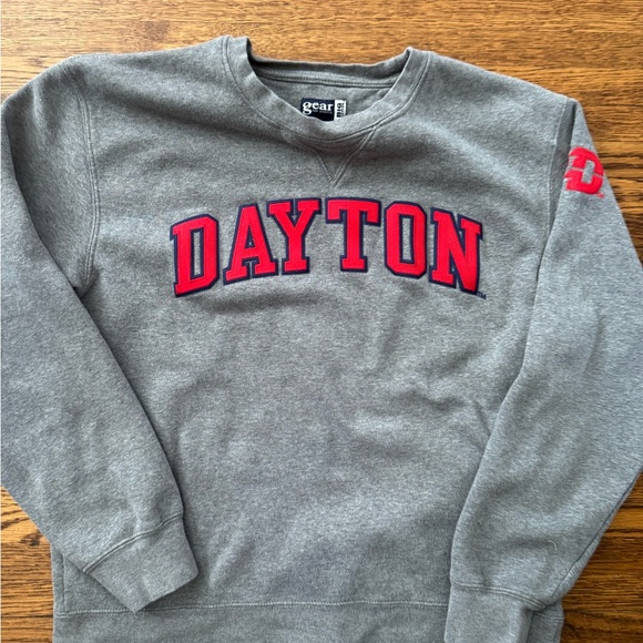 #385 DAYTON FLYERS (BIG COTTON) sweatshirt. Gray color Gear For Sports Gray - Picture 2 of 12